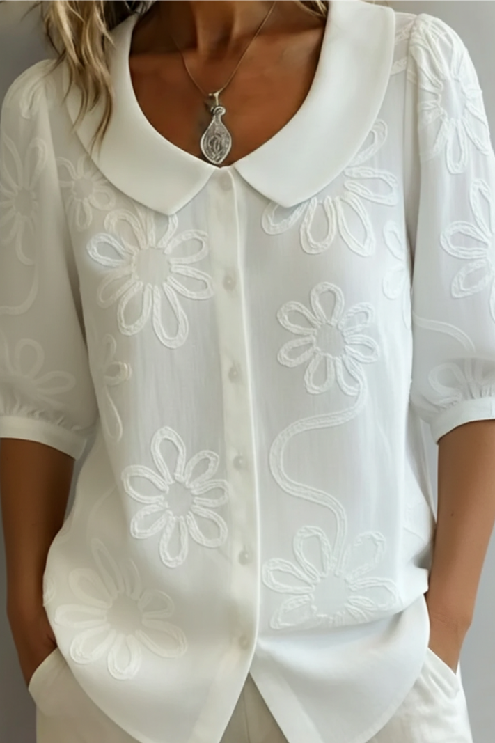 Fiora | Elegant Floral Blouse