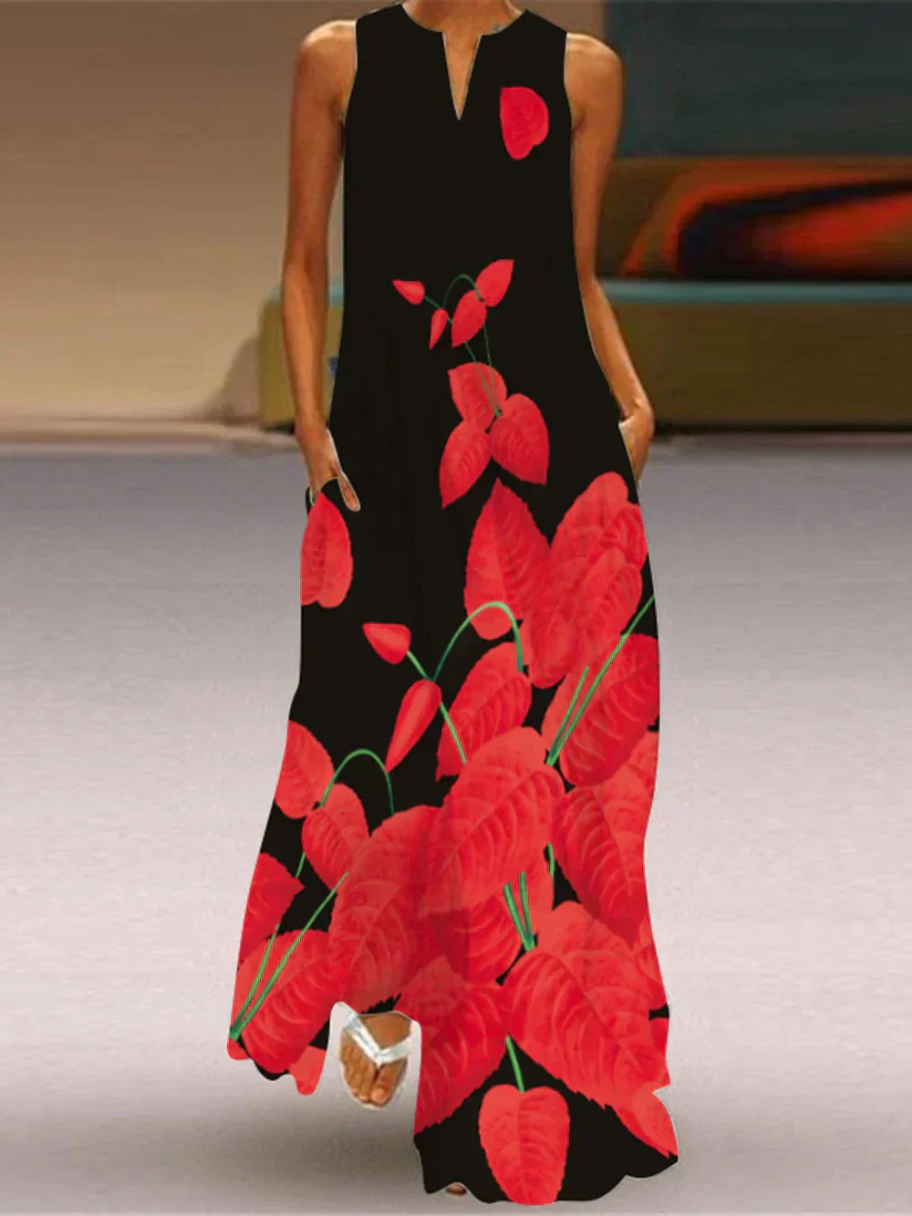 Aurelia™ - Butterfly Bloom A-Line Dress