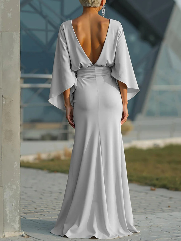 Clara | Elegant Open-Back Summer Dress
