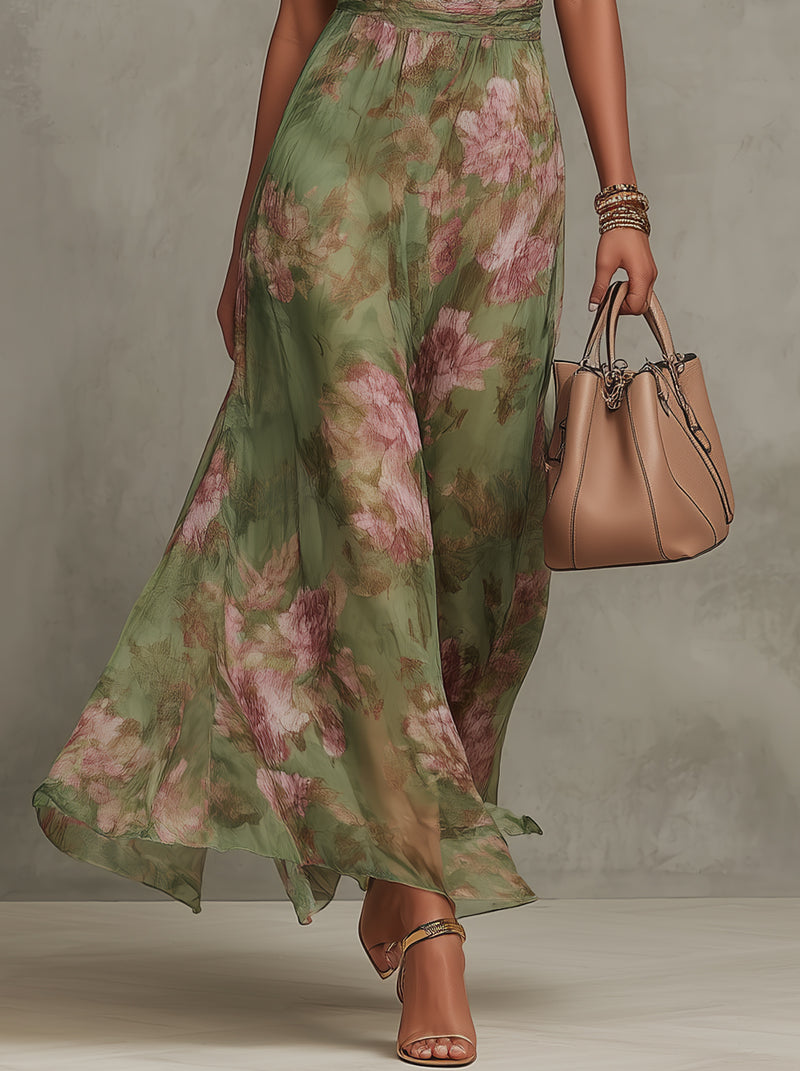 Serene | Elegant Floral Maxi Dress