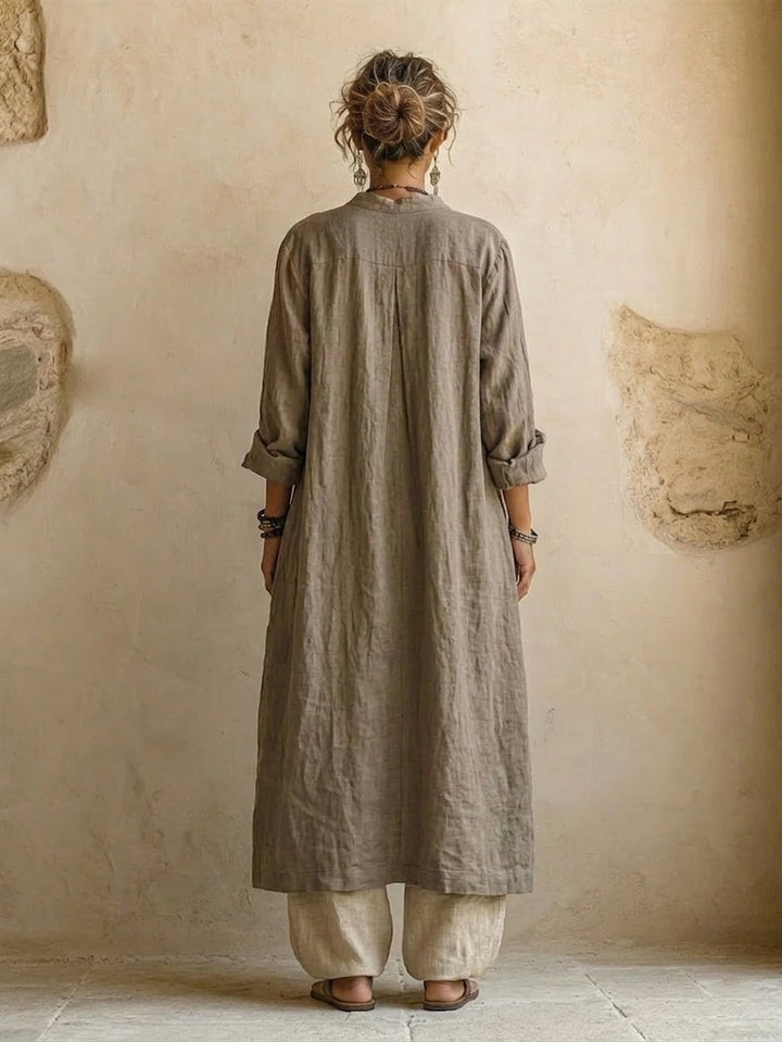 Vivienne | Elegant Three-Piece Linen Blend Set