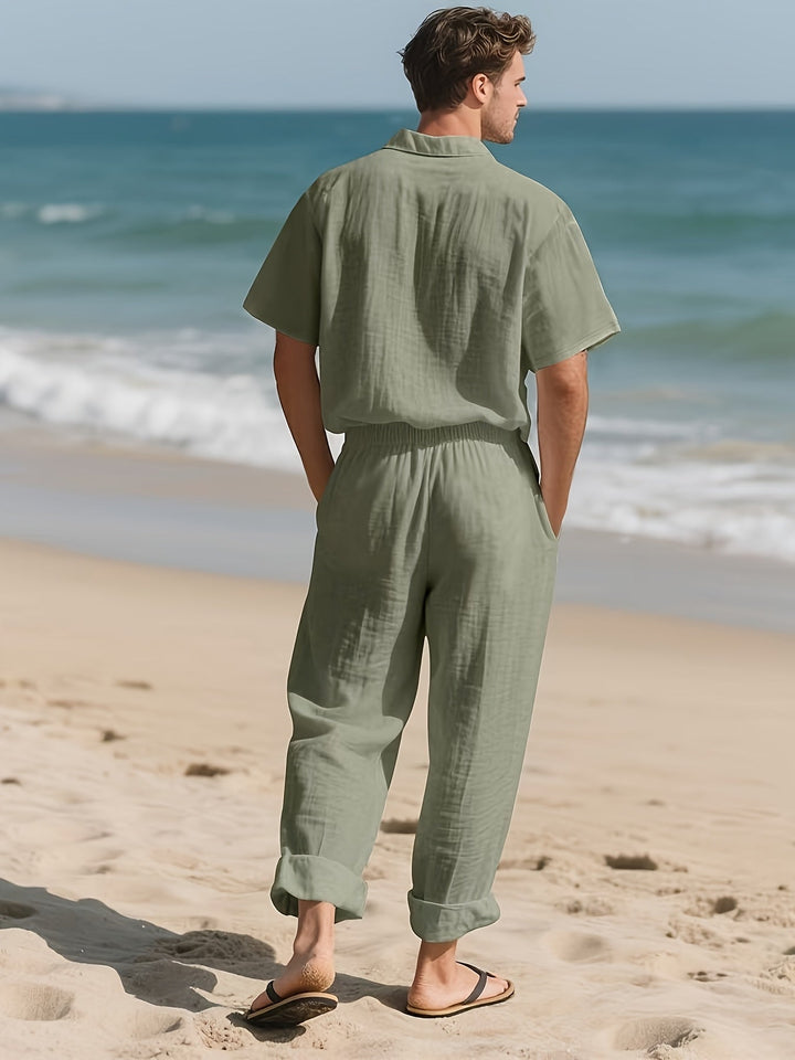 Aleanda | Men Premium Linen Set