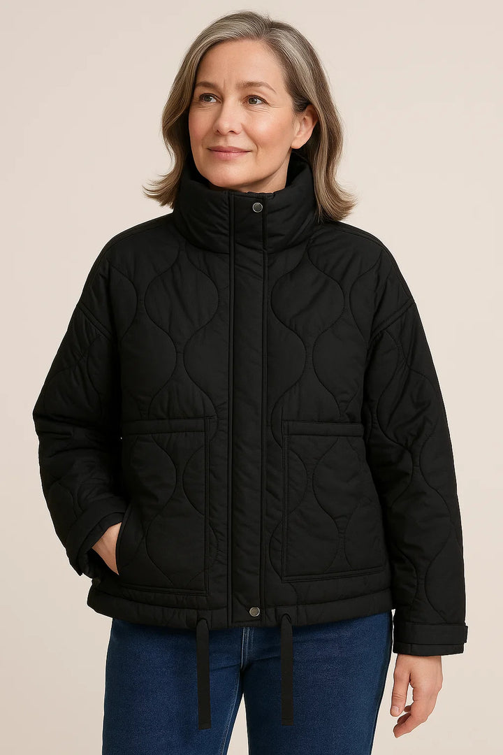 Alia ™ Winter Loose Fit Zipper Jacket – Stylish & Warm