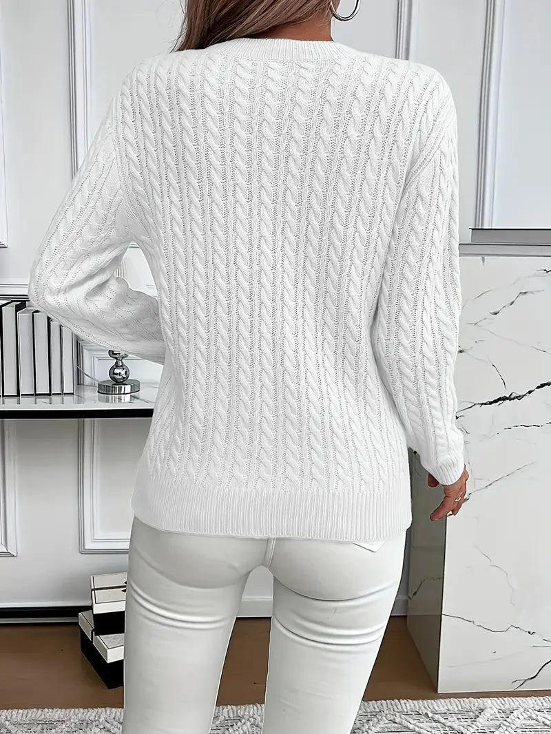 Bernile – Ladies Cable Knit Jumper