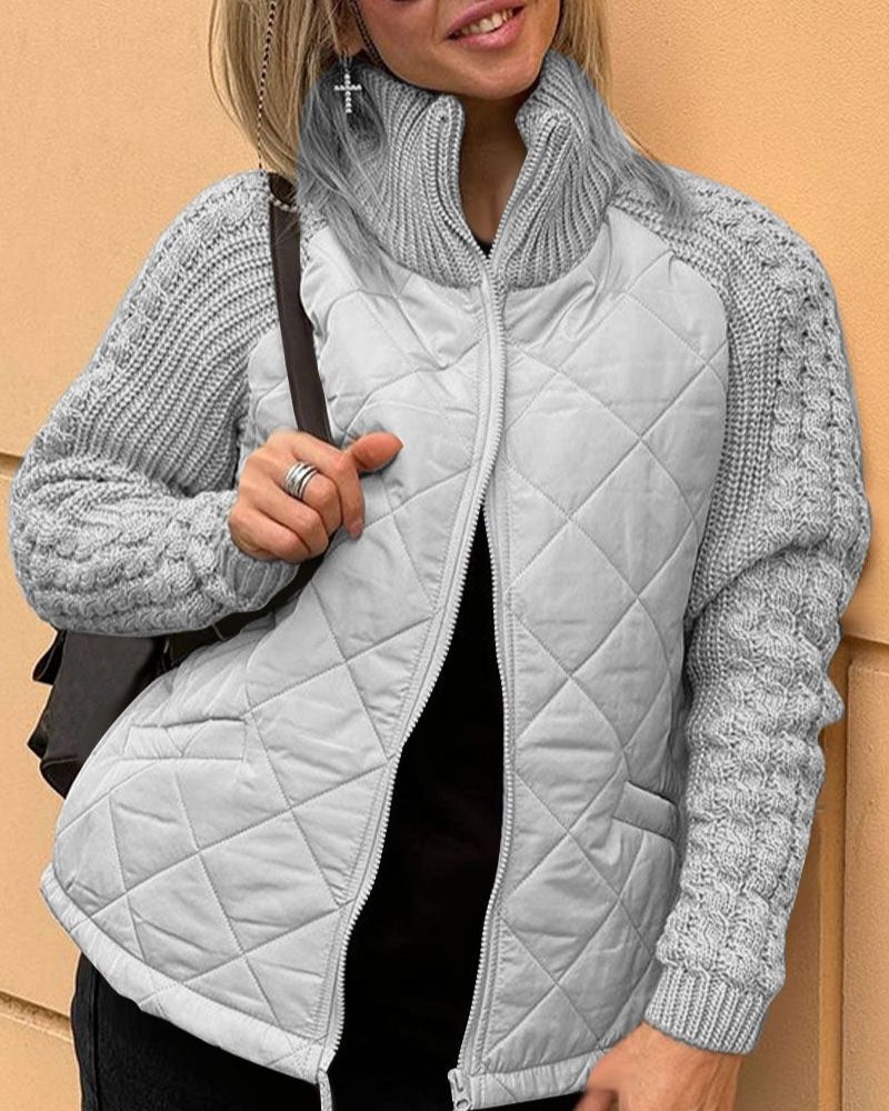 VICTORIA ™ | Casual knit fleece jacket