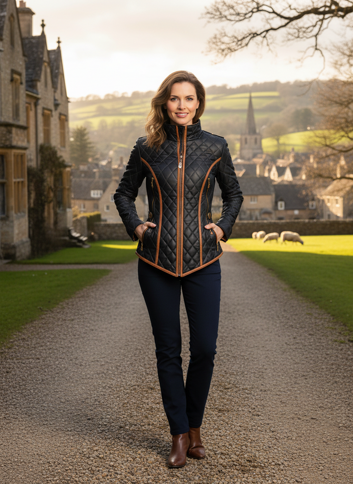 Elisa™ | Diamond-quilted Padded Jacket
