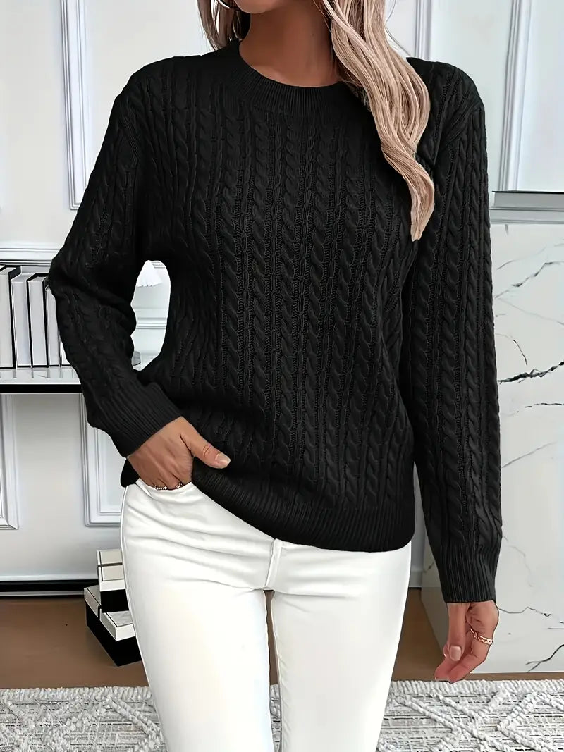 Bernile – Ladies Cable Knit Jumper