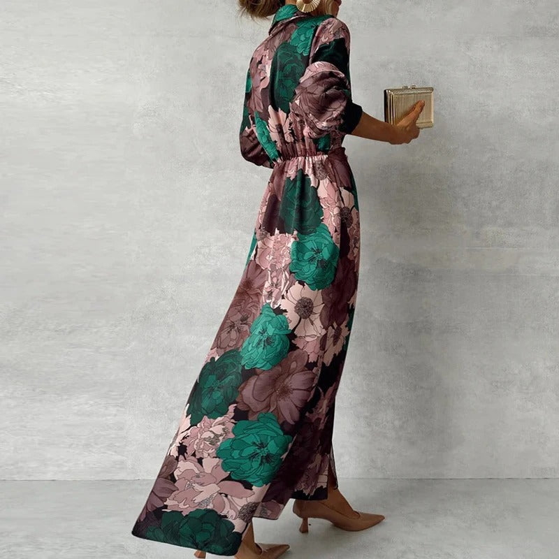 LILY - Belted Maxi Dress