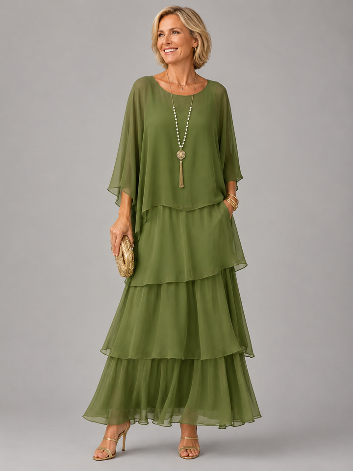 Seraphina | Graceful Layered Maxi Dress