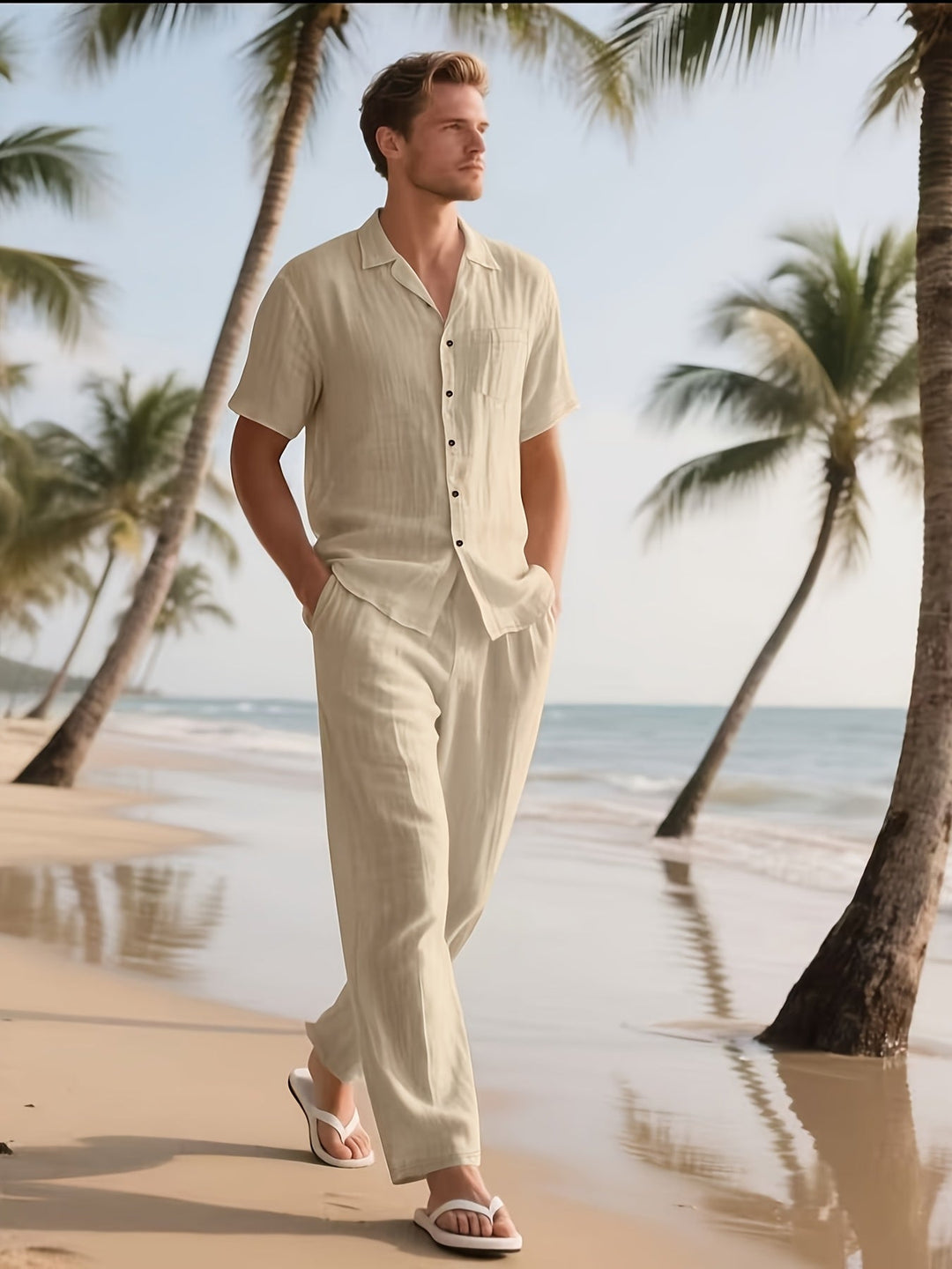 Aleanda | Men Premium Linen Set