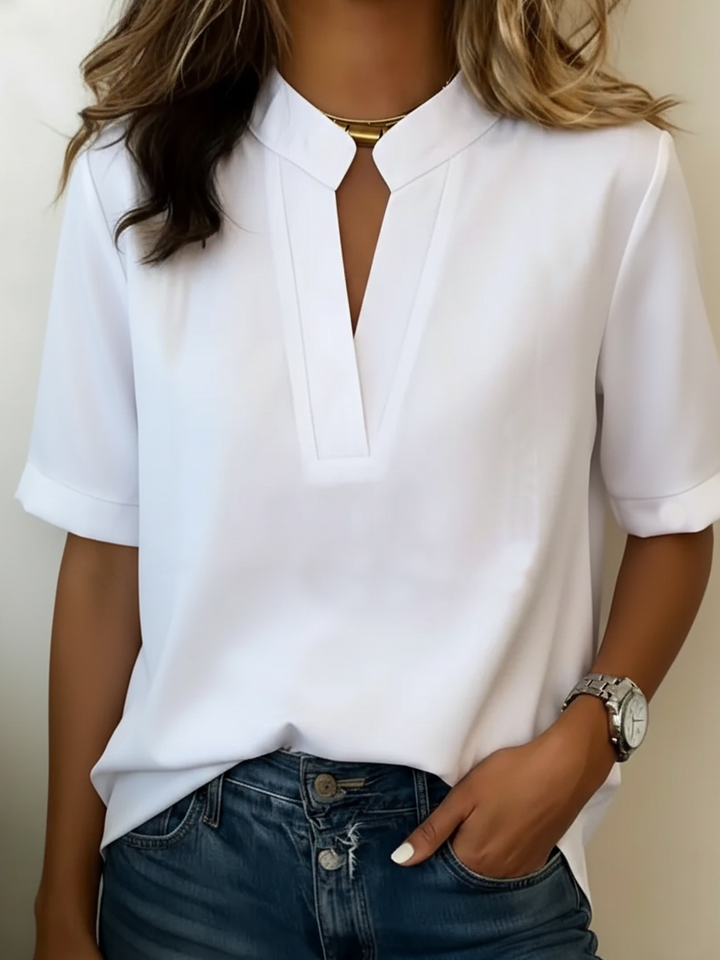 Élise | Elegant Collared Blouse