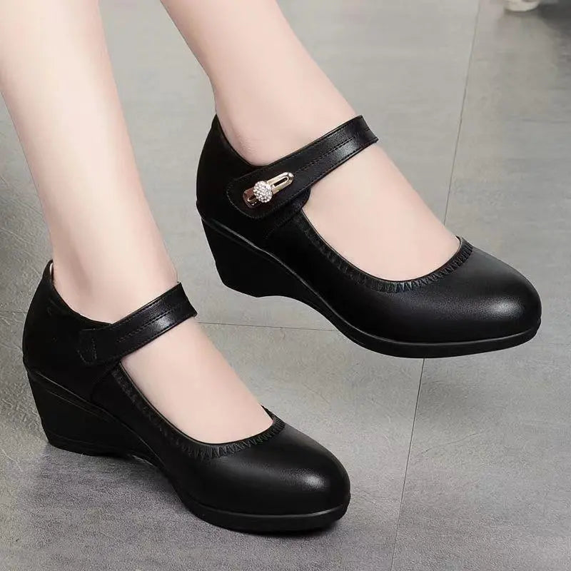 Vivienne | Elegant Comfort Mid-Heel Shoes