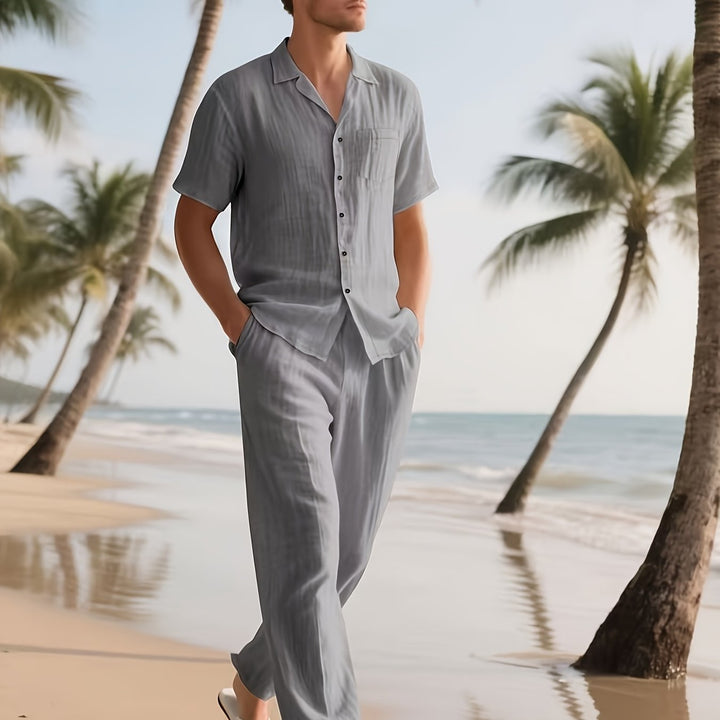 Aleanda | Men Premium Linen Set