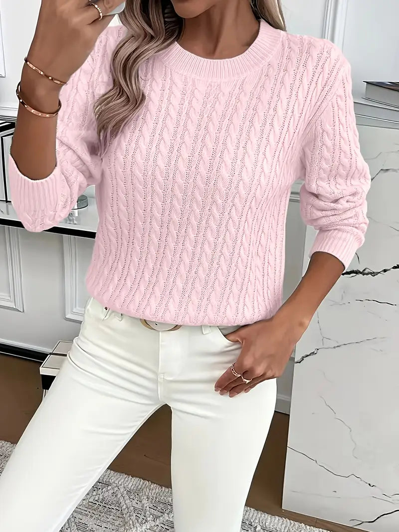 Bernile – Ladies Cable Knit Jumper