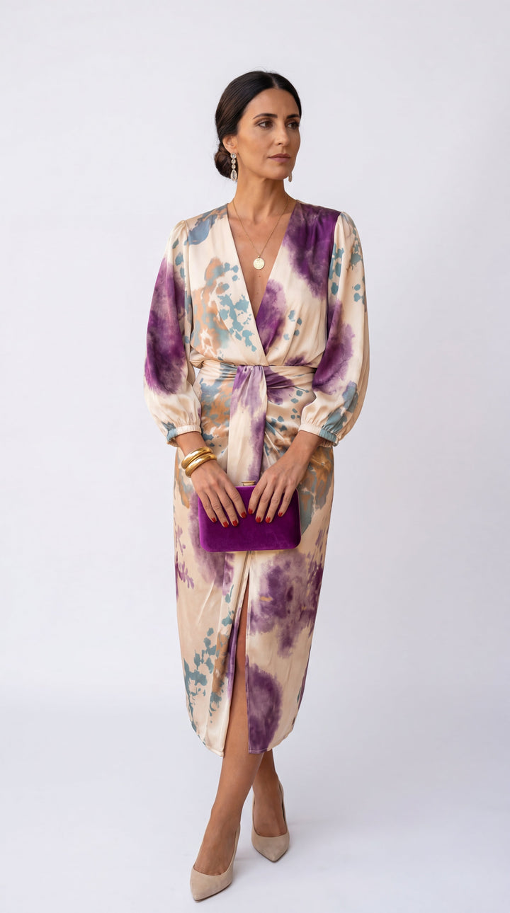 Valerie | Elegant V-Neck Dress