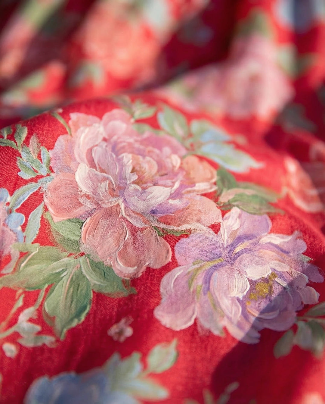 Amelina | Flowy Floral V-Neck Summer Dress