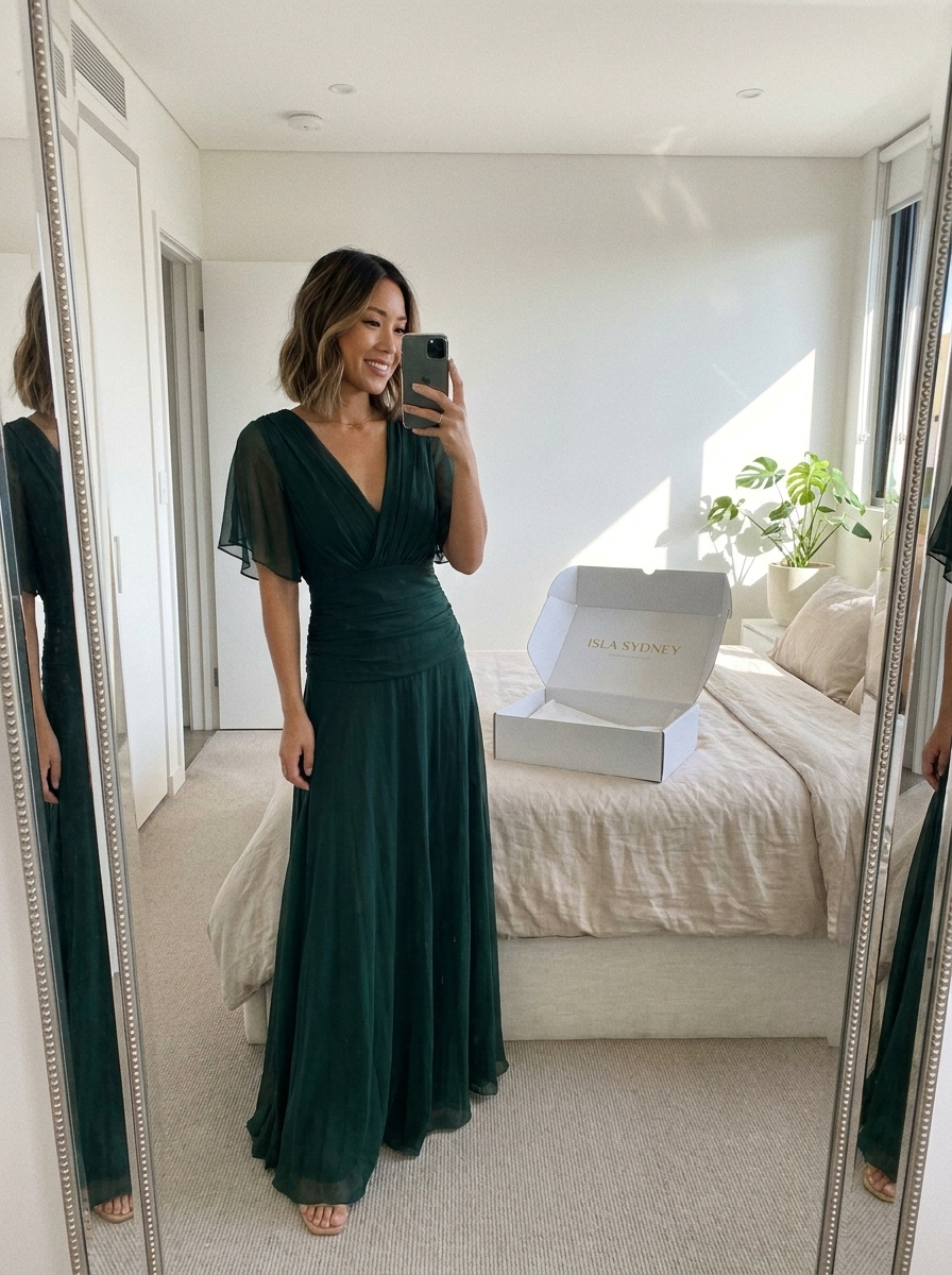 Isla | Flattering V-Neck Maxi Dress