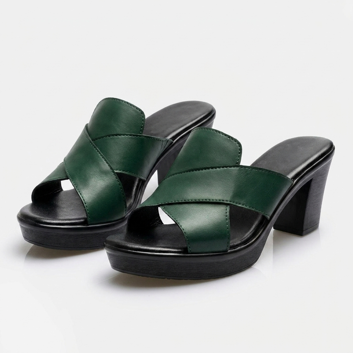 Vivienne | Elegant Comfort Heel Sandals