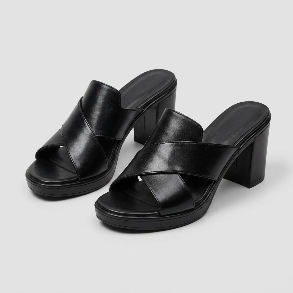 Vivienne | Elegant Comfort Heel Sandals