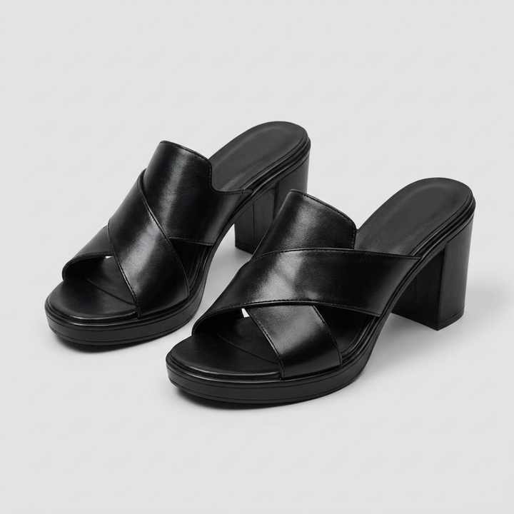 Vivienne | Elegant Comfort Heel Sandals