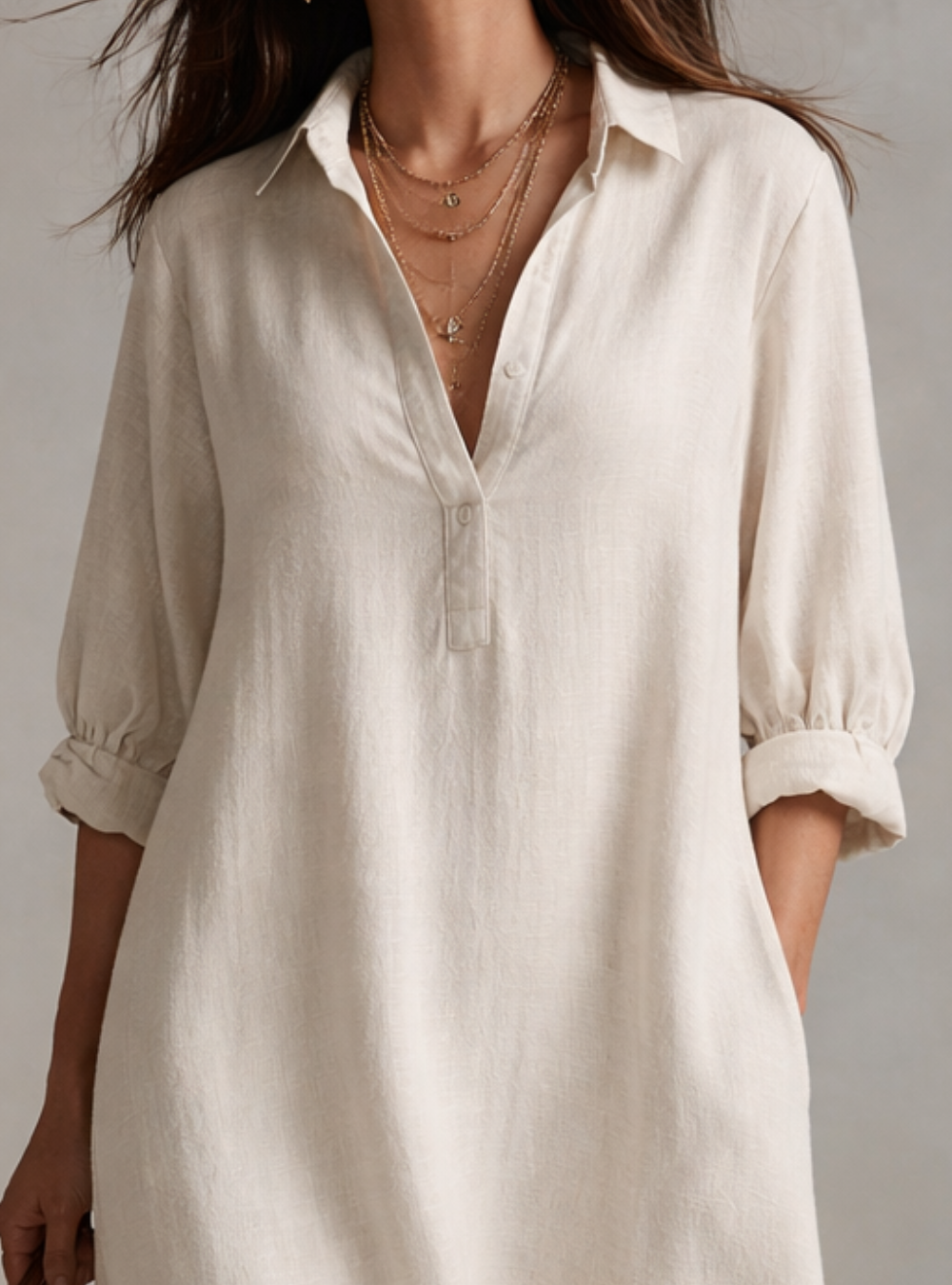 Wren | Effortless Midi Dress with Boho Charm