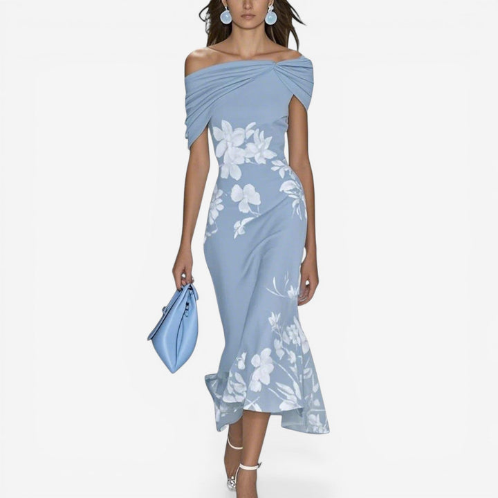 Glaiza | Floral midi dress