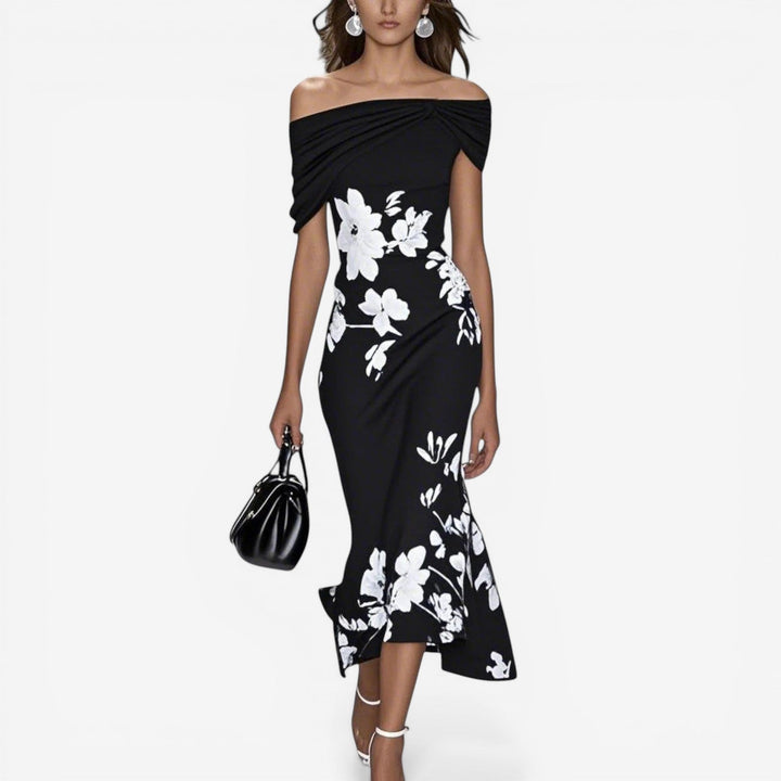 Glaiza | Floral midi dress