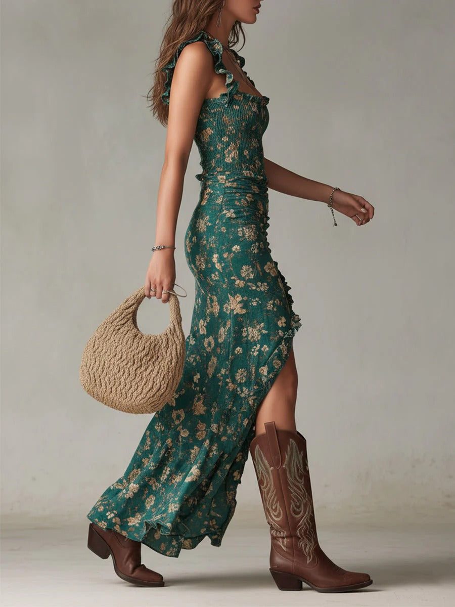 Farra | Elegant Boho Maxi Dress