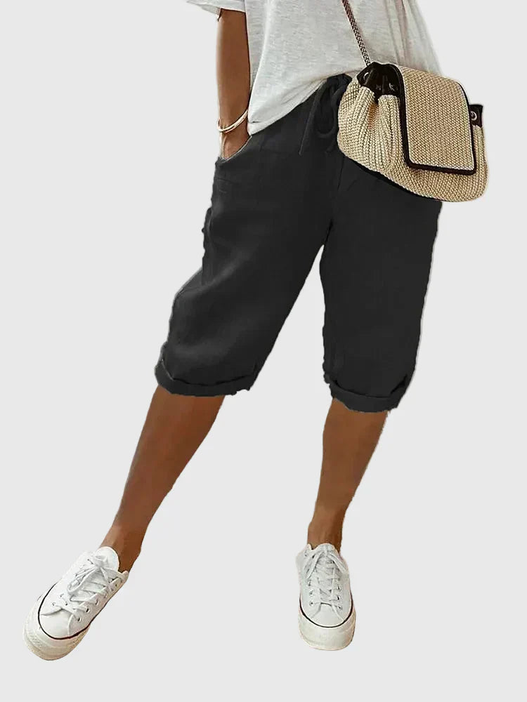 Amelia | Relaxed Cotton Summer Shorts