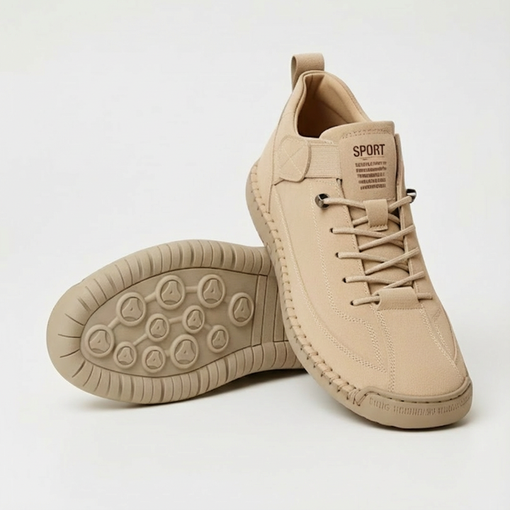 Gwyneth - Orthopaedic Comfort Leather Trainers