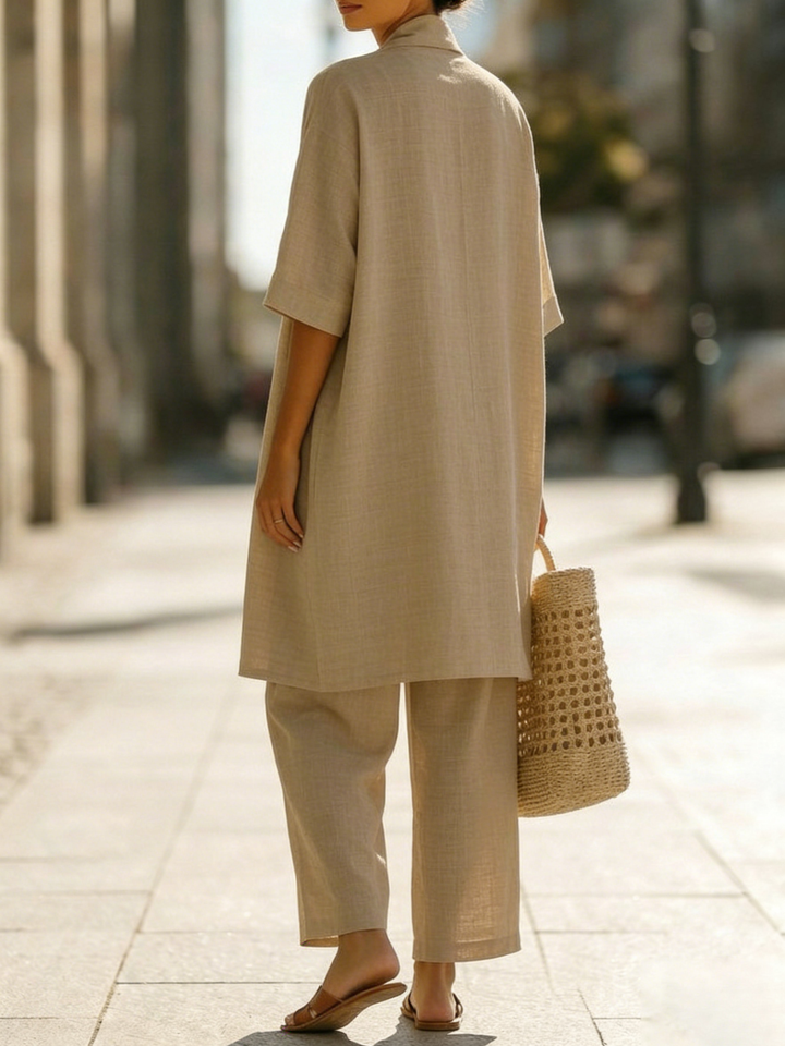 Isabell | Effortless Linen-Cotton Three-Piece Set