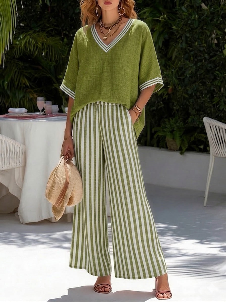 Alira | Relaxed Striped Summer Set