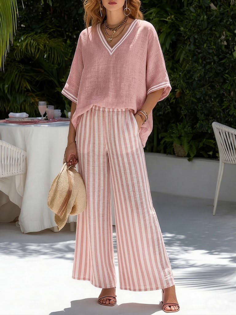 Alira | Relaxed Striped Summer Set