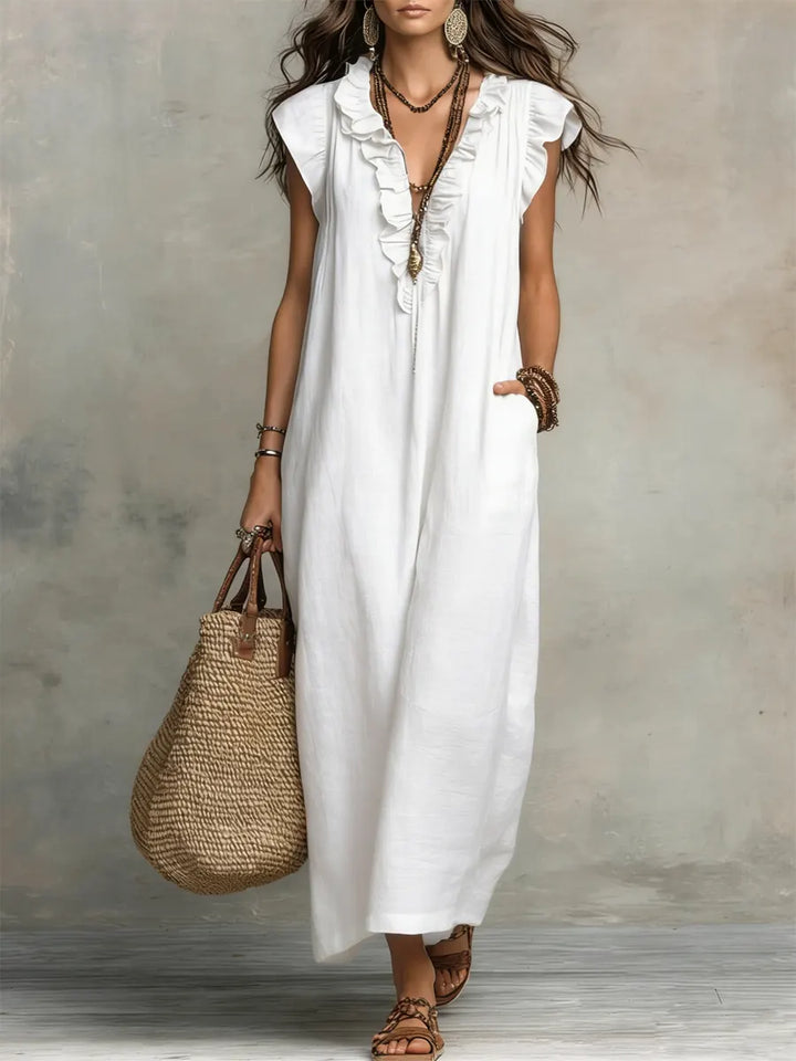 Sienne | Elegant Flowy Maxi Dress