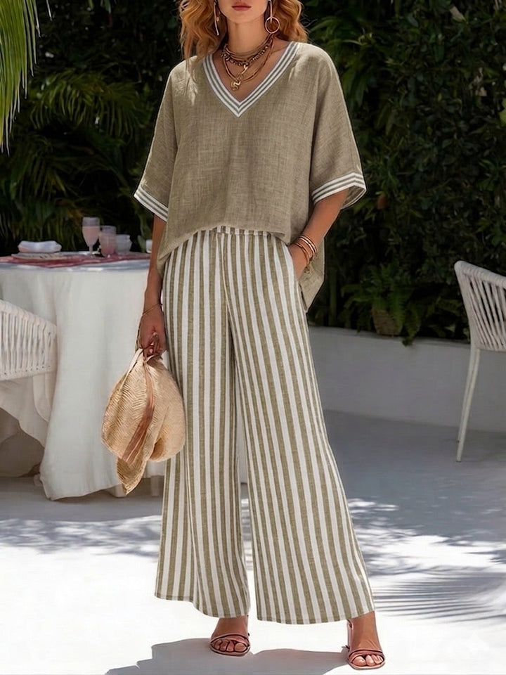 Alira | Relaxed Striped Summer Set