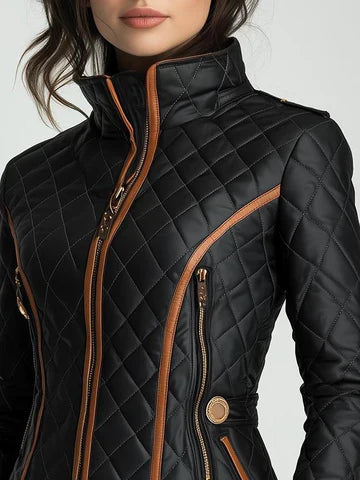 Elisa™ | Diamond-quilted Padded Jacket