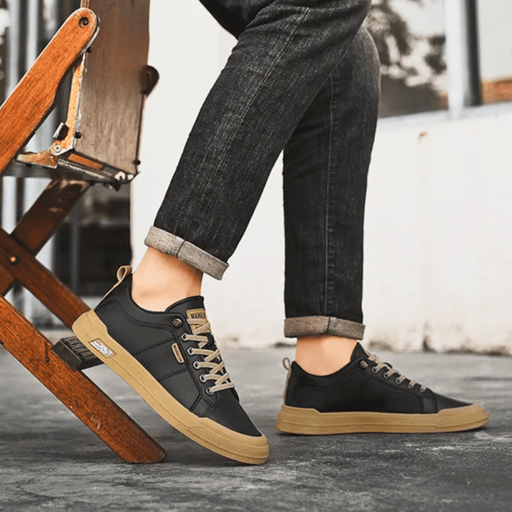 HARRIN LEATHER TRAINERS