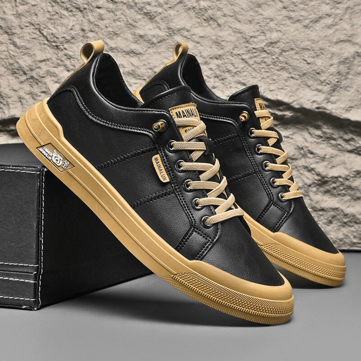 HARRIN LEATHER TRAINERS