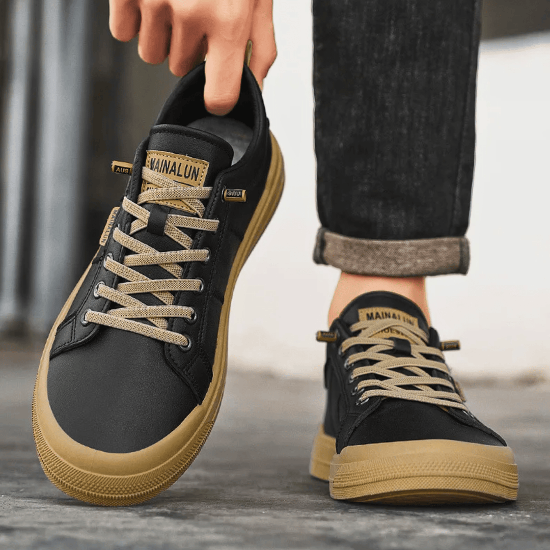HARRIN LEATHER TRAINERS