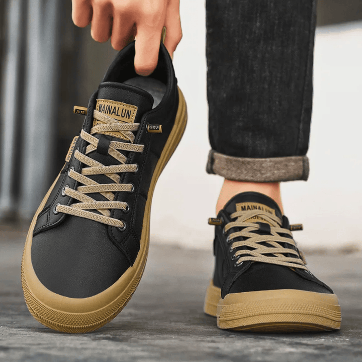 HARRIN LEATHER TRAINERS