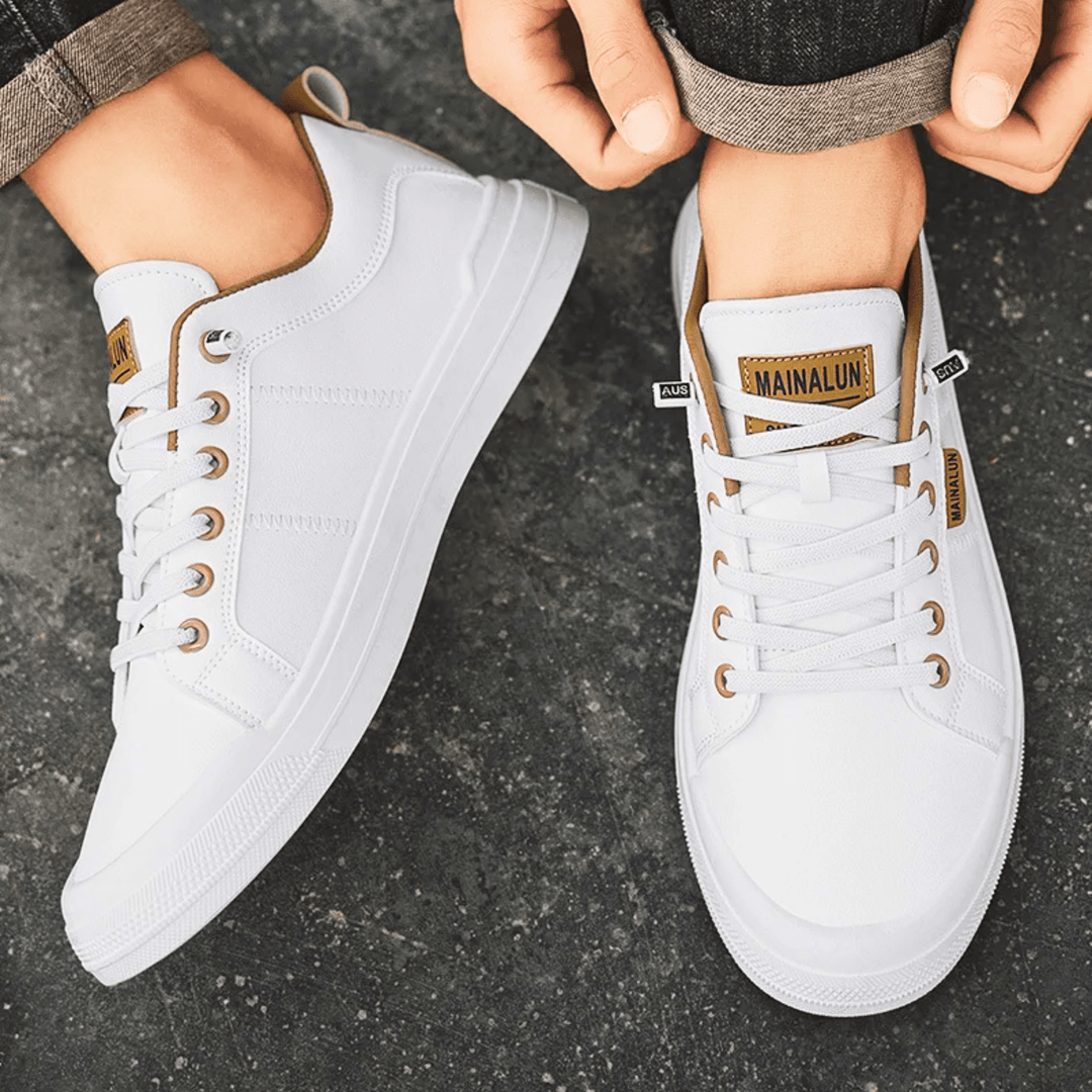 HARRIN LEATHER TRAINERS