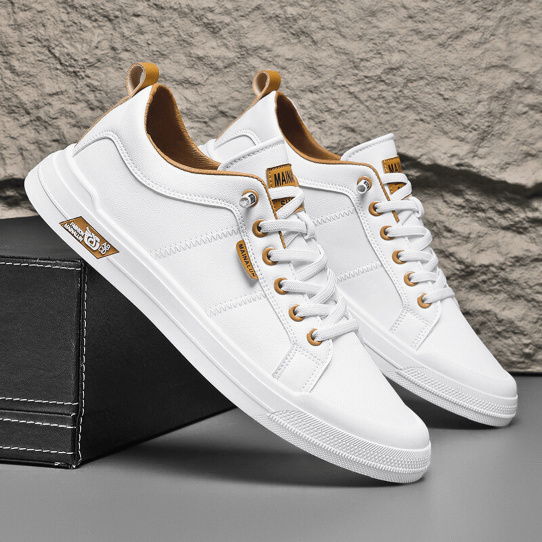 HARRIN LEATHER TRAINERS