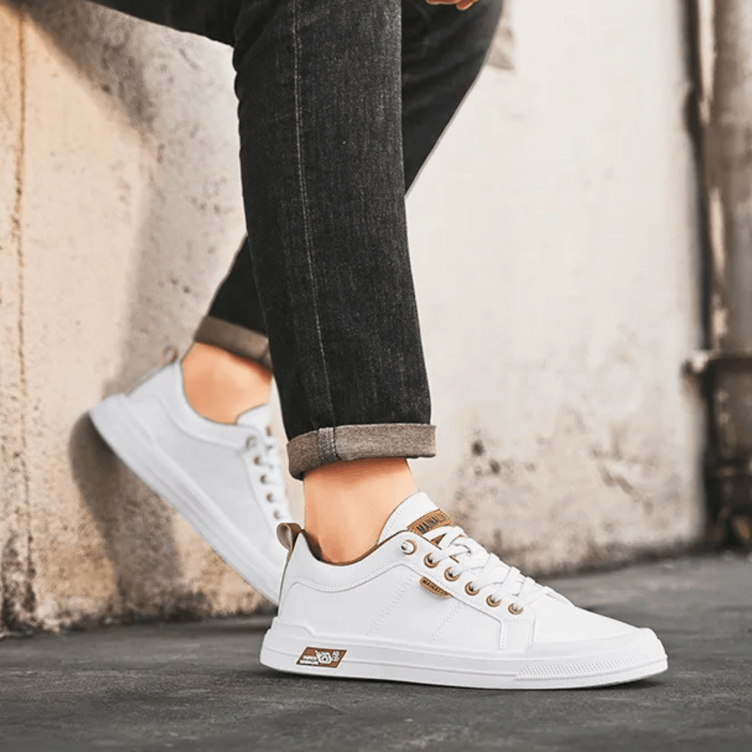 HARRIN LEATHER TRAINERS
