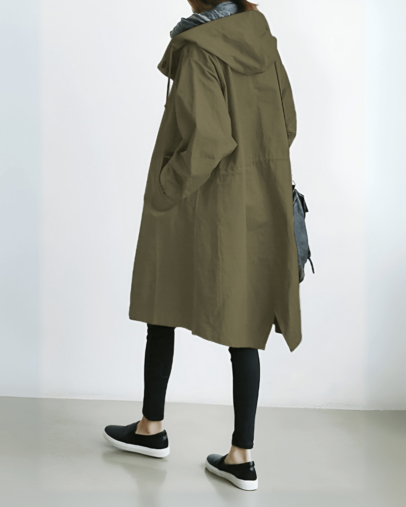 Kathys Waterproof Trench Coat With Hood | Spring