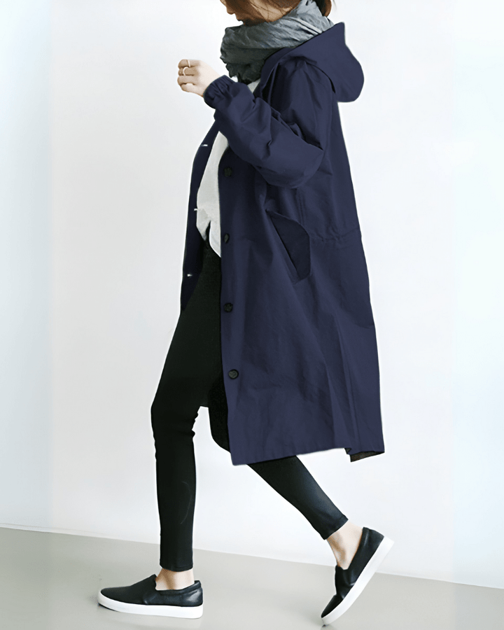 Kathys Waterproof Trench Coat With Hood | Spring